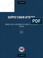 Supply Chain Attacks Menaces Sur Les Prestataires de Service Et Les Bureaux Détudes by ANSSI