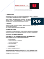 Manual para Proceso de Reclutamiento