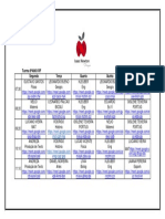 Turma 9ºANO RF: Segunda Terça Quarta Quinta Sexta