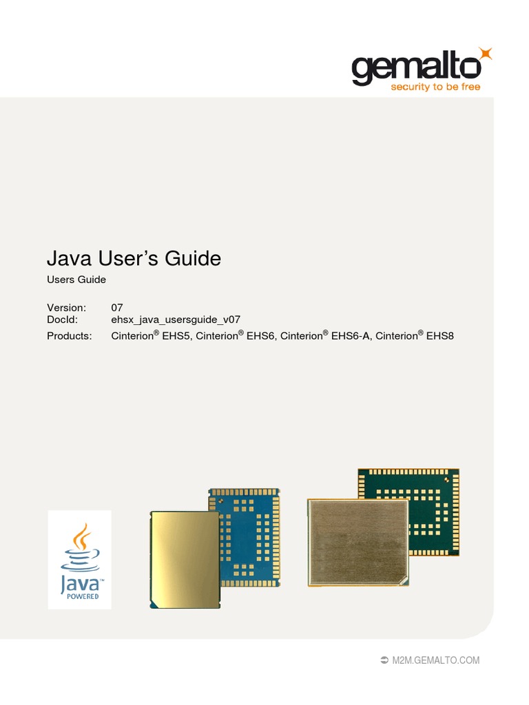 EHSx Java User Guide V07 (13.02.2015) | PDF | Java (Programming ...