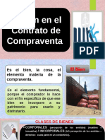 Descripción de Las Disposiciones Generales Sobre Los Bienes en El Contrato de Compraventa.