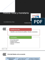 Sesión 15 Política Fiscal y Monetaria