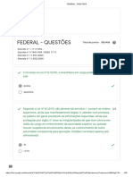 FEDERAL - QUESTÕES Respostas Atualizado