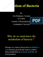 Metabolism of Bacteria