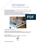 Vérification de La 2éme Loi de Newton: (Exercice À Caractère Expérimental)