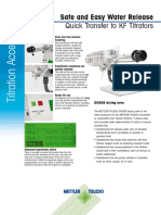 Quick Transfer To KF Titrators: Safe and Easy Water Release