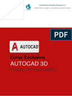 Curso Exclusivo: Autocad 3D