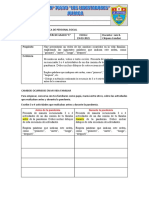 Evaluacion Diagnostica de Personal Social