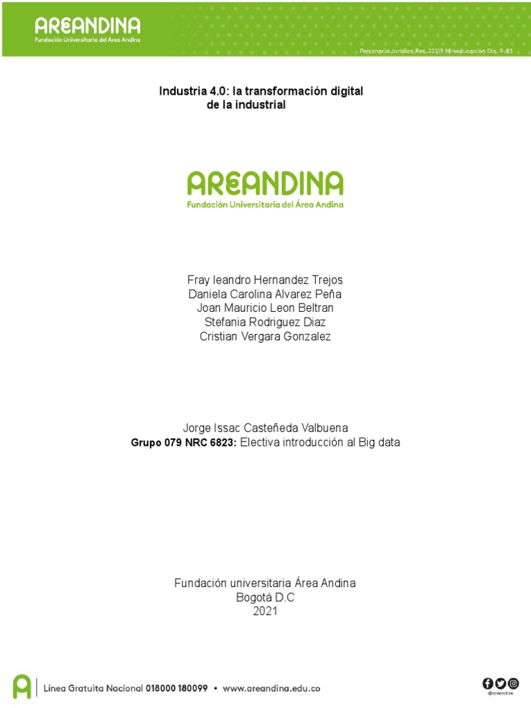 Transformación Digital en la Industria 4.0 | PDF | Big Data ...
