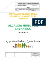 Implemtacion Del SG-SST-001 Alcaldia de Samaniego