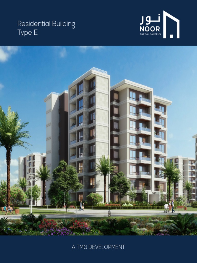 Noor Capital Gardens: Type E Floor Plan | PDF | Room | Bathroom