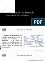 Semana 5 - Ecuación de Bernoulli