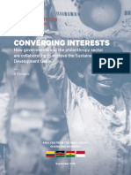 Converging Interests - How Governments and The Philanthropy Sector Are Collaborating To Achieve The Sustainable Development Goals