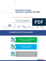 Avances PDA Cuenta Publica 28 Nov 2019