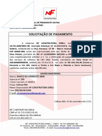 Solicitação de Pagamento NF 30