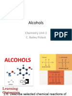Alcohols: Chemistry Unit 2 C. Bailey Polack