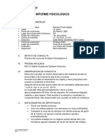 Informe Psicológico Adolescente EQi-YV