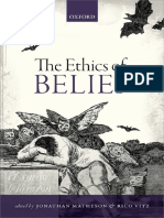 Jonathan Matheson and Rico Vitz (Eds.) - The Ethics of Belief-Oxford University Press (UK) (2014)