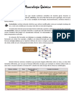 Aula 4 - Mineralogia Química