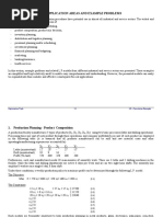 L.P. Application Areas and Example Problems: Optimization Tools 3.1 LP - Formulation Examples