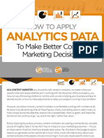 How To Apply: Analytics Data