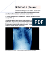 Analiza Lichidului Pleural