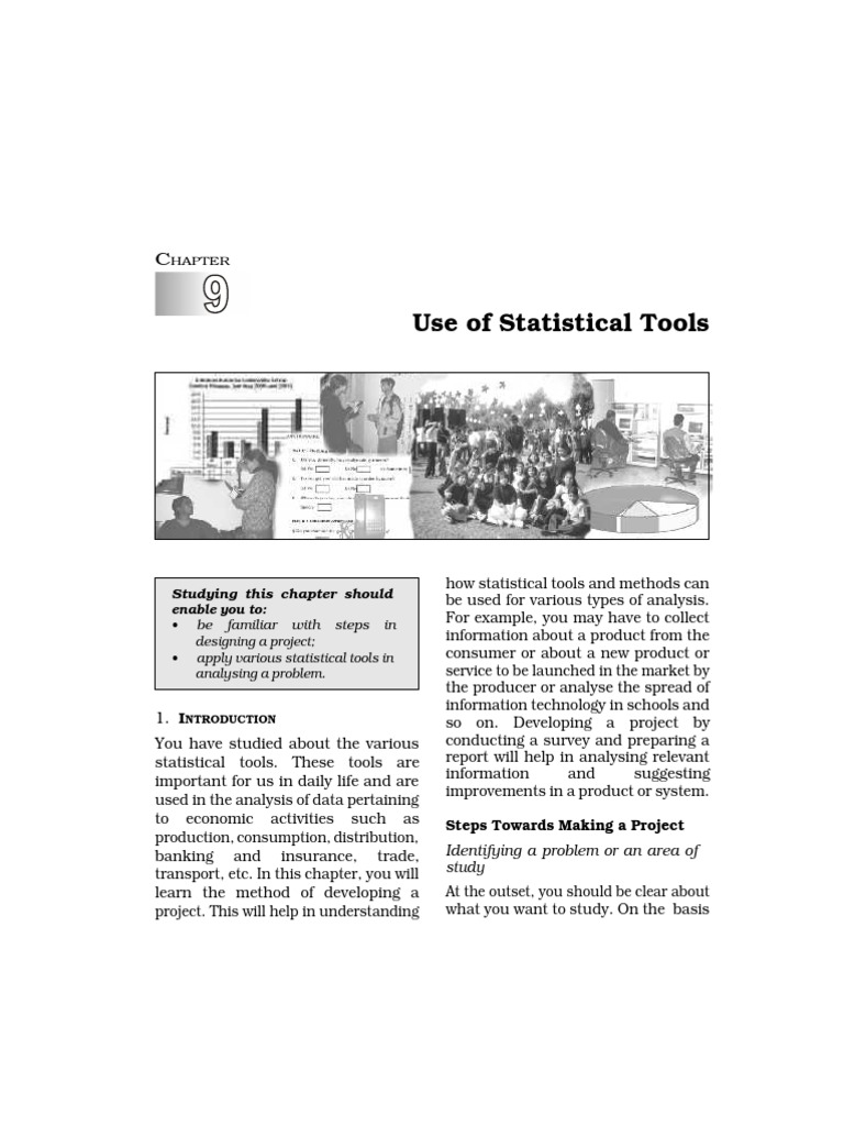 Use of Statistical Tools: Hapter | PDF | Sampling (Statistics ...