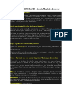 PERGUNTAS E RESPOSTAS Significado Do Avental