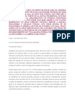 Documento 10189 Carta de Simón Bolívar para El General de División Francisco de Paula Santander