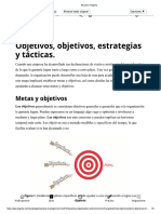 Objetivos, Estrategias y Tácticas