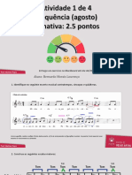 Estruturação Da Música II - Somativa e Frequência 1 - Bernardo Morais Lourenço