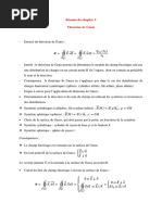 Résumé du chapitre 5_théorème de Gauss