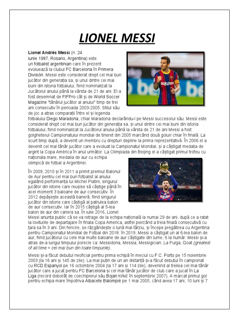 Messi | PDF
