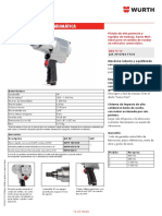 Ficha Tecnica Pistola de Impacto Neumatica