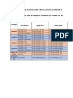 Cronograma Actividades