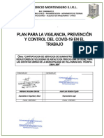 Plan Vigilancia - Covid 19 Obra - Montenegro
