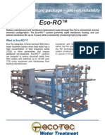 Eco-RO™: High Purity Simple Package Proven Reliability