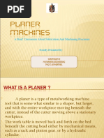 Download Planer Machine Ppt by mechfame SN54268189 doc pdf