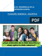 Unidad 01: Desarrollo de La Expresión Escrita.: Tildación: Robúrica - Diacrítica