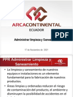 PPR 11 Limpieza y Saneamiento - 17 Nov 2021