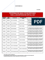 Inscripciones virtuales 2021-2022