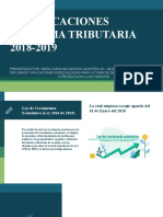 Comparativo Reforma Tributaia 2018-2019