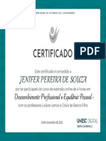 Certificado Universidade Do Extremo Sul Catarinense