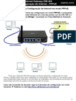 Configuracao de Internet - PPPoE - DIR-300