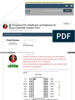 Procedura Per Disattivare La Protezione Su Alcuni Controller Inverter PWM