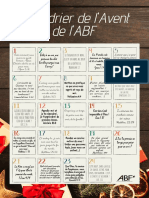 Calendrier de Lavent ABF