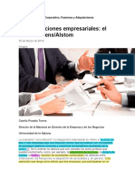 Concentraciones Empresariales Caso Siemens Alstom (+Ímbito Jur+¡Dico Marzo 2019)