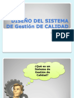 Diseño Del Sistema de Gestión de Calidad