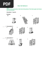 Final Test Module Ii Listen To The Conversations. Now Look at The Pictures. Then Listen Again and Choose The Correct Picture