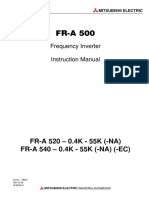 Mitsubishi A500 Manual